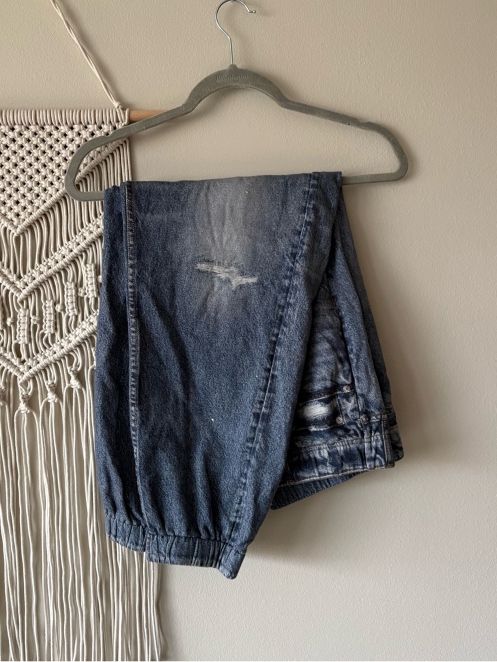 rag & bone Light Blue Sweatpant Jeans - Picture 4 of 4